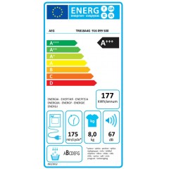 AEG TR818A4G Στεγνωτήριο 8kg A+++ με Αντλία Θερμότητας AEG TR818A4G Στεγνωτήριο 8kg A+++ με Αντλία Θερμότητας